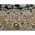 One and a half meter hand-woven carpet, Nain silk flower model, code n543015n