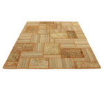Collage of three-meter hand-woven kilim, embroidered model, code g557366