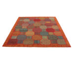 Collage of three-meter hand-woven kilim, embroidered model, code g557343