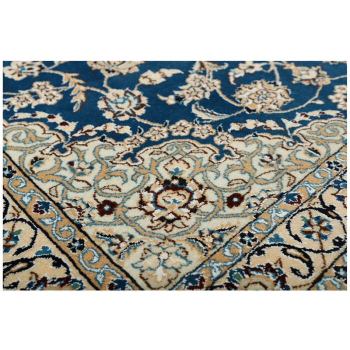 Two-meter hand-woven carpet, Nain silk flower model, code n443090n