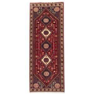 Old handmade carpet with a length of two meters C Persia Code 705163