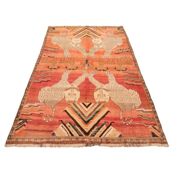 Old handmade carpet three and a half meters C Persia Code 156111
