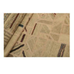 Collage of three-meter hand-woven kilim, embroidered model, code g557365