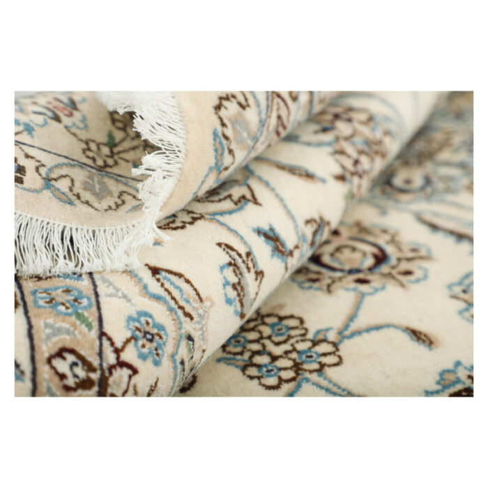 Three-meter hand-woven carpet, Nain silk flower model, code n543067n