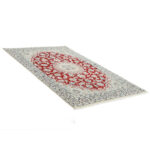 Two-meter hand-woven carpet, Nain silk flower model, code n443083n