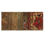 One and a half meter hand-woven carpet collage, embroidered model, code 540942r