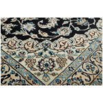 Two-meter hand-woven carpet, Nain silk flower model, code n443112n