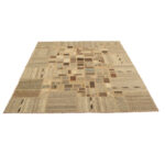 Collage of three-meter hand-woven kilim, embroidered model, code g557342