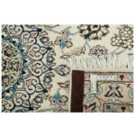 One and a half meter hand-woven carpet, Nain silk flower model, code n543031n