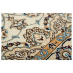 Two-meter hand-woven carpet, Nain silk flower model, code n543064n