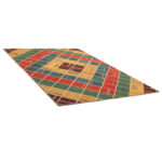 Collage of hand-woven kilim four meters, embroidered model, code g557331