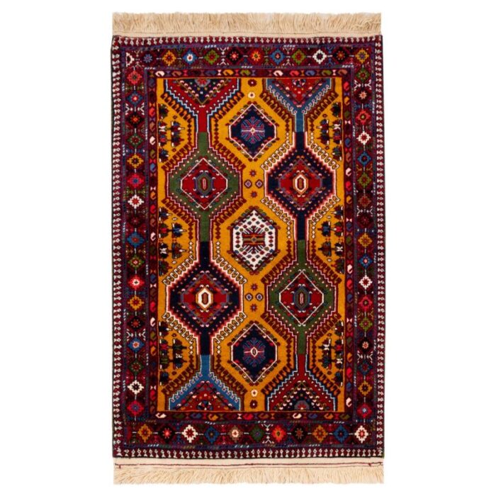 Yelmeh handmade carpet one meter C Persia Code 152213