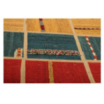 Collage of hand-woven kilim four meters, embroidered model, code g557331