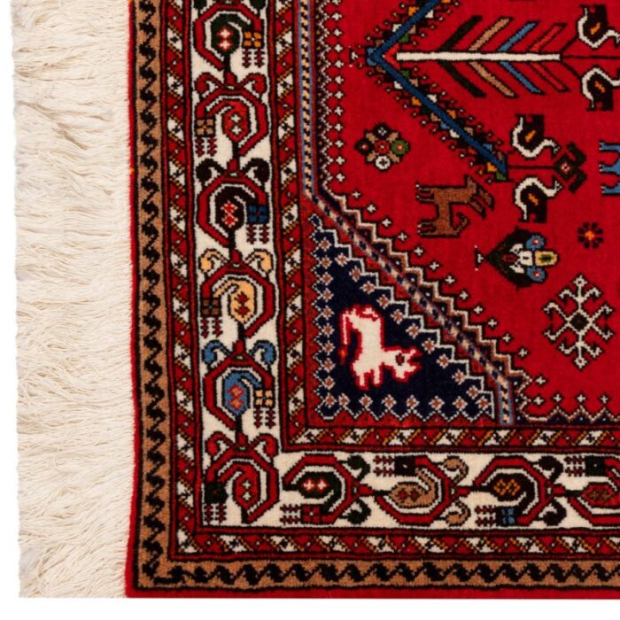 One meter handmade carpet of Persia, code 152214