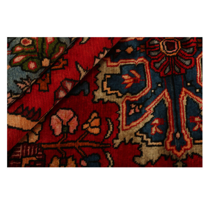 Nahavand Iliati hand-woven carpet, three and a half meters, code 521116r
