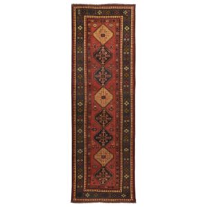 Old handmade carpet with a length of four meters C Persia Code 156062