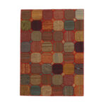 Collage of three-meter hand-woven kilim, embroidered model, code g557350