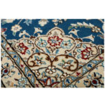 One and a half meter hand-woven carpet, Nain silk flower model, code n543046n