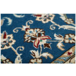 One and a half meter hand-woven carpet, Nain silk flower model, code n543046n
