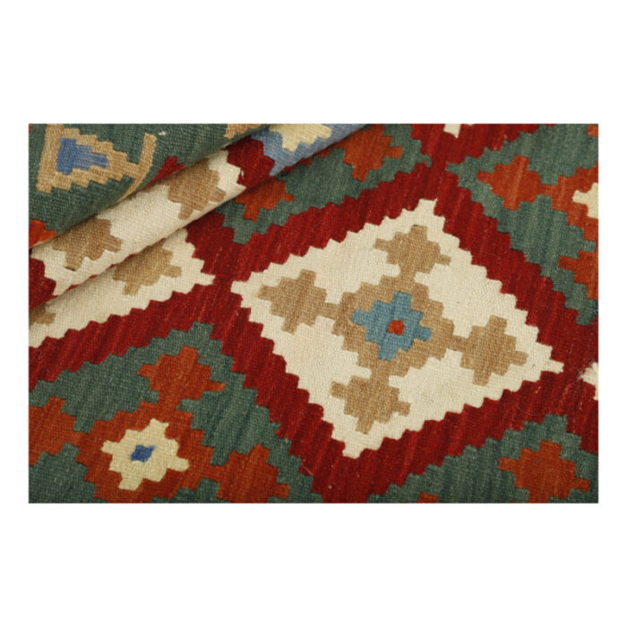 Three-meter hand-woven kilim, Qashqai design, code g567804