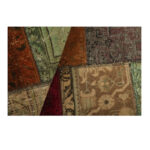 One and a half meter hand-woven carpet collage, embroidered model, code 540947r