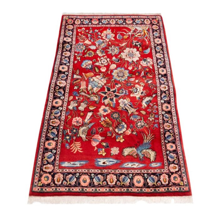 Old handmade carpet with a length of one and a half meters C Persia Code 152104