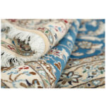 1.5 m², Hand woven Area Rug, Nain silk flower model, code n543041n - Image 9