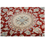 Two-meter hand-woven carpet, Nain silk flower model, code n443083n