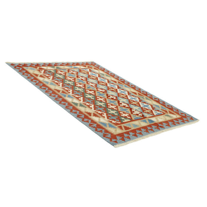 Three-meter hand-woven kilim, Qashqai model, code g567766