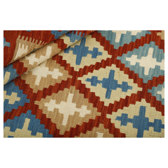 Three-meter hand-woven kilim, Qashqai model, code g567767