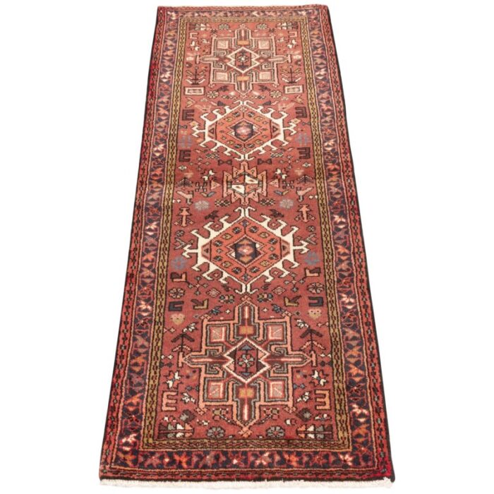 Old handmade carpet with a length of two meters C Persia Code 705169