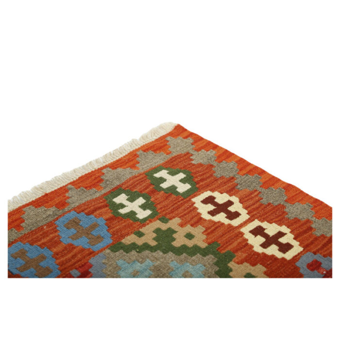 Two and a half meter hand-woven kilim, Qashqai model, code g567753