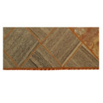 Collage of hand-woven kilim four meters, embroidered model, code g557327