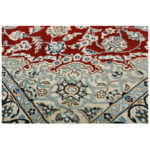 Two-meter hand-woven carpet, Nain silk flower model, code n443083n