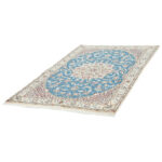 1.5 m², Hand woven Area Rug, Nain silk flower model, code n543041n - Image 4