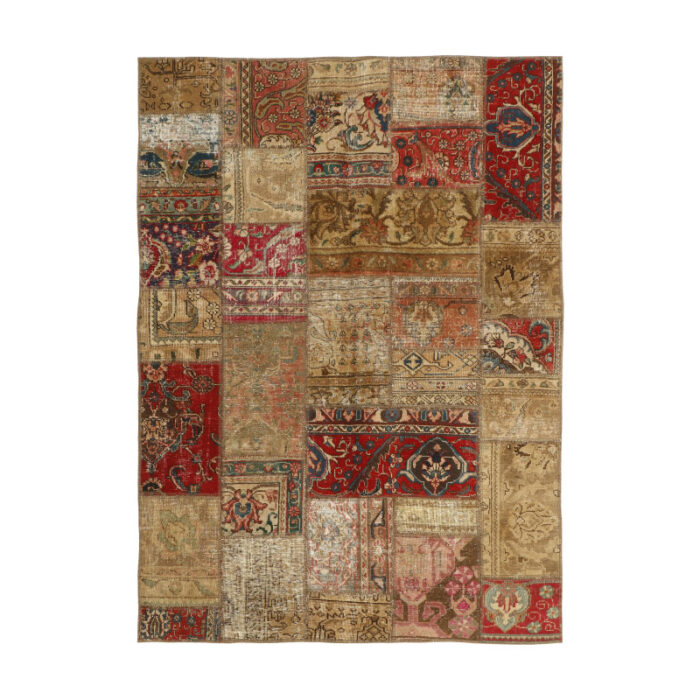 3 m², Collage Kilim, Hand woven Rug, Patchwork model, Code 498r