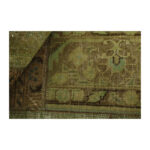 One meter hand-woven carpet collage, embroidered model, code 632r
