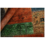 Four-meter hand-woven carpet collage, embroidered model, code 468r
