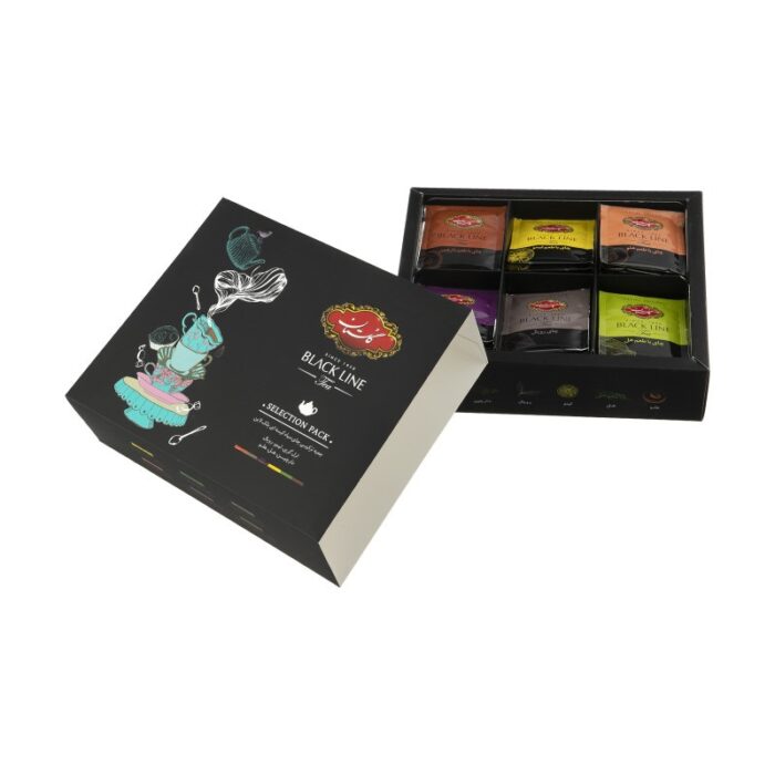 60 pcs package, Golestan mixed Infusion tea bags, Black Line model