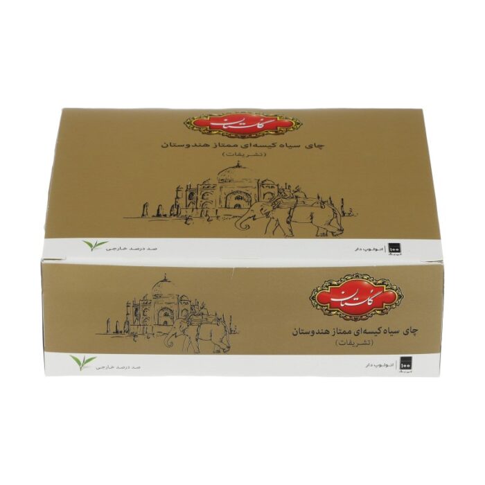 100 pcs package, Golestan premium black tea bags from India