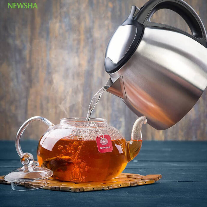 Green tea and lemon tea bags, Newsha brand, 20 Tea Bags