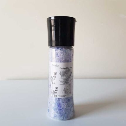 مطحنة ملح كبيرة تحتوي على 400 جرام من الملح الأزرق الفارسي الطبيعي