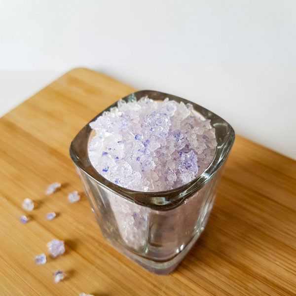 Coarse Grain Persian Blue salt, Natural mineral salt - 1 kg (35 oz)
