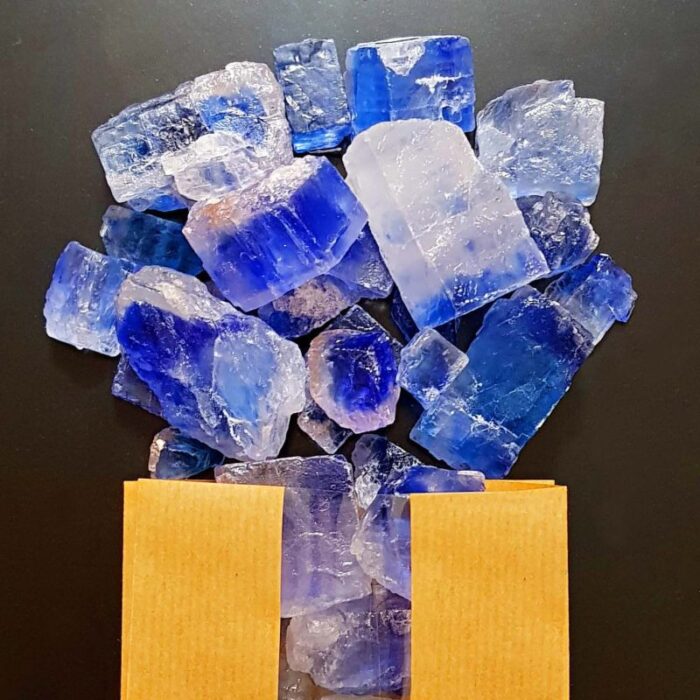 Rock Persian Blue salt, Natural mineral salt by ersaly - 500 grams (17.6 oz)
