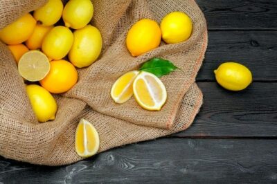 Behandlung von Hauterkrankungen mit Zitrone