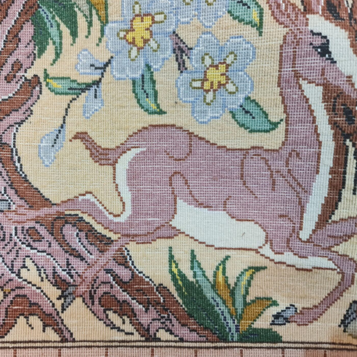1 m² handwoven rug, Isfahan model, code 1283