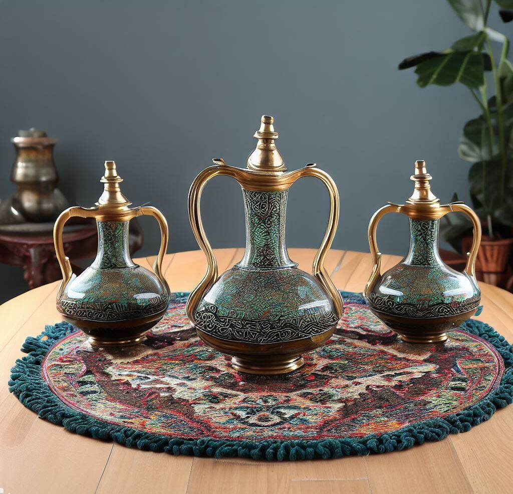 Buy Persian 3 Pieces Termeh Tabletop