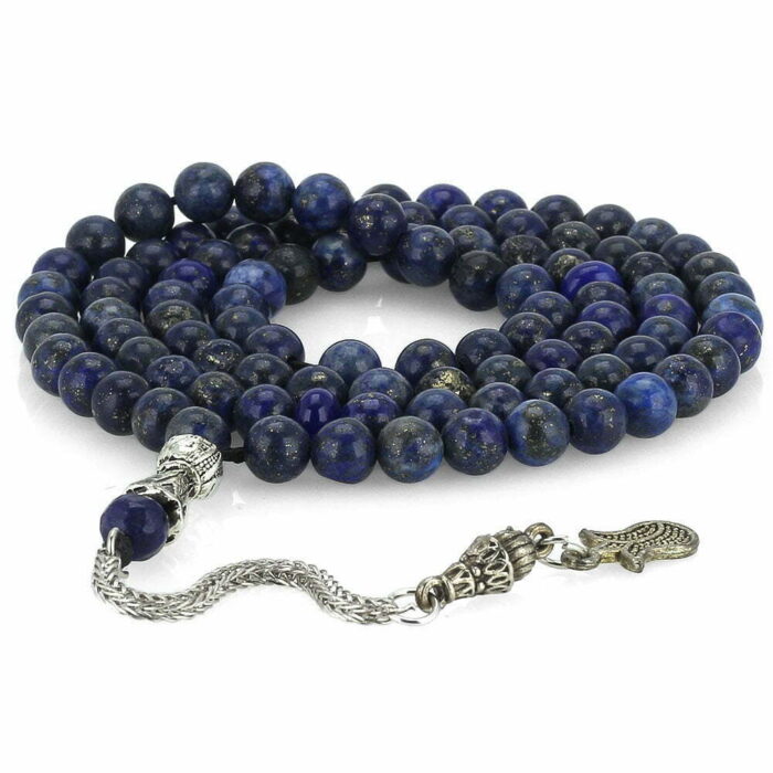 Real Lapis Lazuli luxury Tasbih, Misbaha, with 33 Beads, Natural Healing Gemstone