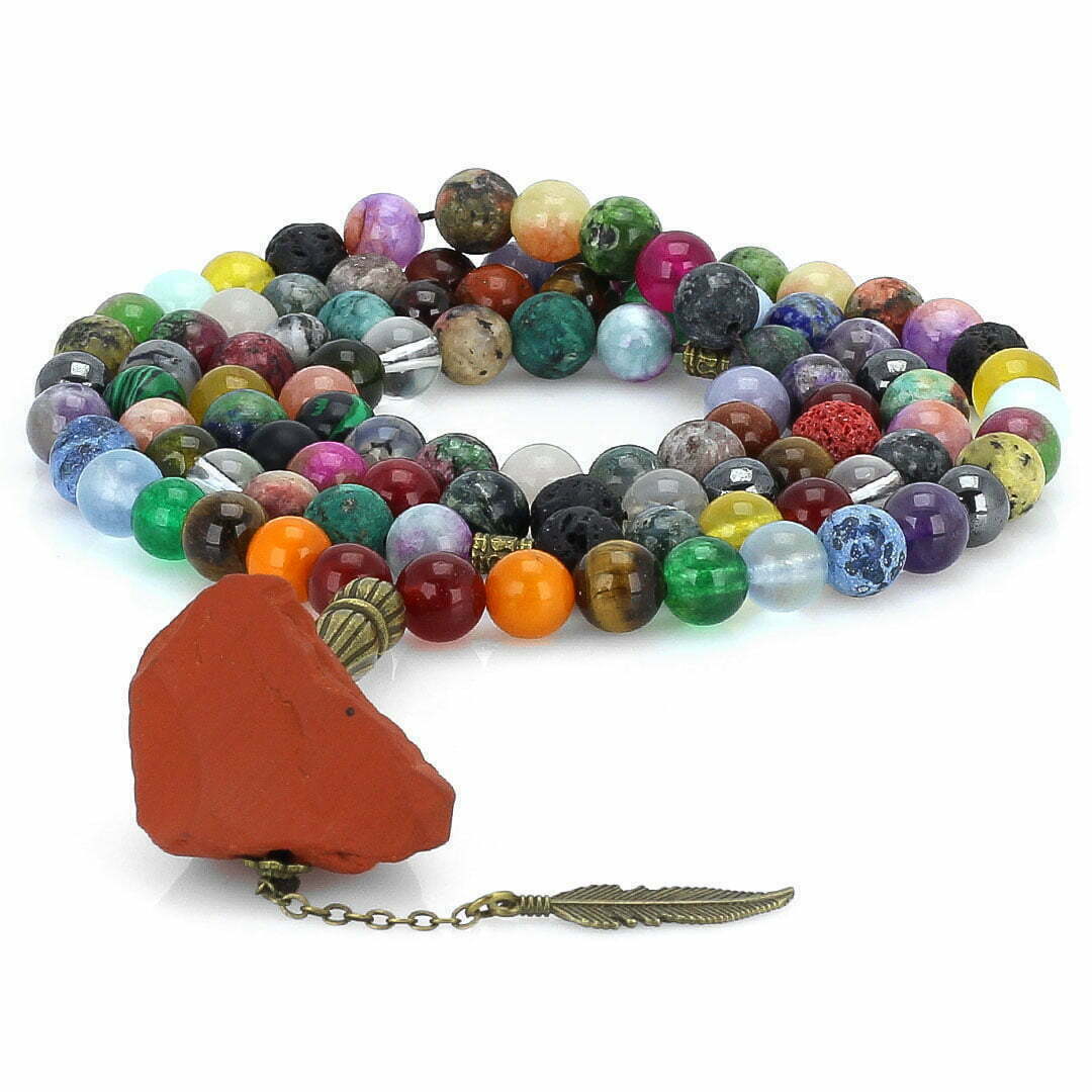 Amazon.com: SANSWL Chakra Stone Healing Crystal Jewelry Set Real Crystal  Necklace and Bracelet Handmade Boho Hippie Jewelry Adjustable Cord  Spiritual Gift for Women Men Kid: Clothing, Shoes & Jewelry