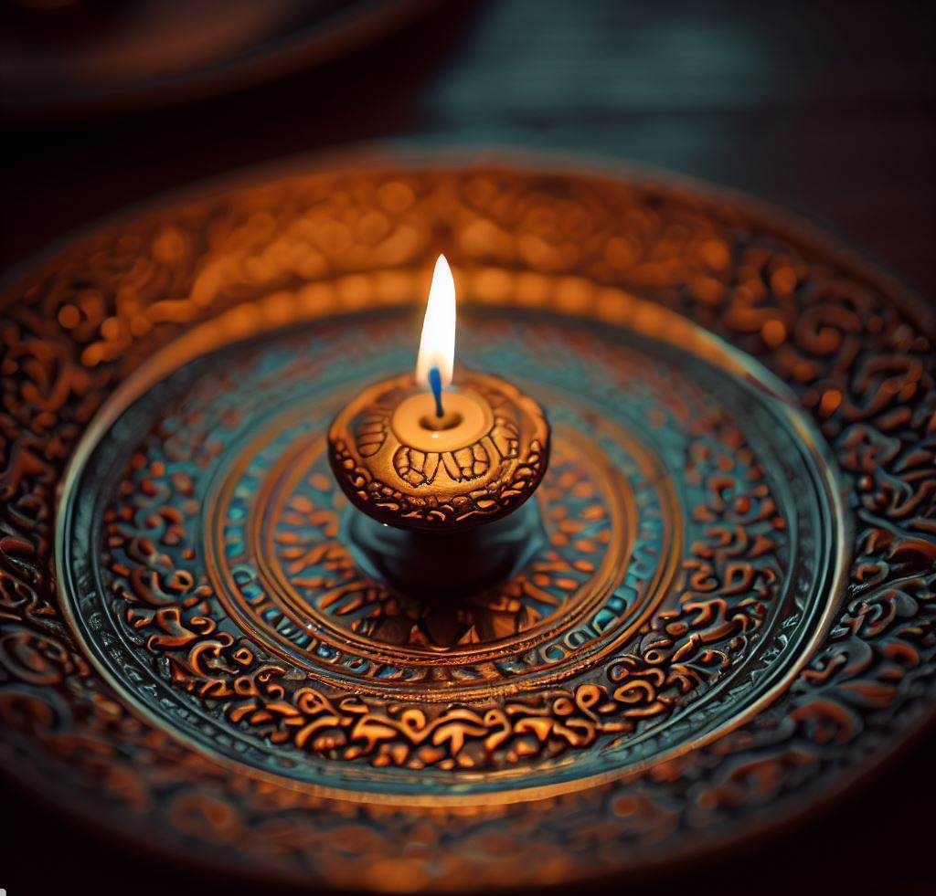 Persian Candle Plate